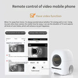 2026 Hot Selling Intelligent Cat Litter Basin APP Video Remote Control Intelligent Electric Cleaning Shovel Fully Enclosed
