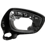 Car Side Left Wing Rearview Mirror Cover Frame Black For Mazda CX-3 2016-2019 CX-5 2015-2016 Replacement Parts Accessories