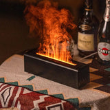 Air Humidifier Desktop Simulation Flame Diffuser Home Office Usb Plug-in Fragrance Machine Colorful Humidifier Diffuser