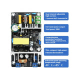 AC/DC-DC Converter AC100-240V/DC141-339V to DC18-33V/DC1.25-31V Dual-channel Output Adjustable 180W Switching Power Supply Board