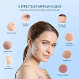 Portable Skin Rejuvenation Cold Spray 7 Color Photon Beauty Red Pdt Led Light Therapy Machine With Nano Steamer