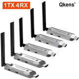 Audio Video Wireless Share Transmitter Receiver HDMI Extender Display Adapter 1 To 4 for Camera TV Box Laptop PC To TV Projector