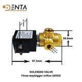 For Autoclaves SOLEN+ID VALV+ Three-way Bigger Orifice  DC 24V Medium:Air.Water Spare Autoclave Parts Tools