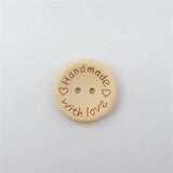 500pcs Round Wooden Sewing Buttons Decorative