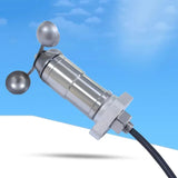 High-precision 3-cup stainless steel anemometer for outdoor weather and tower crane monitoring
