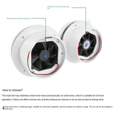 B59B-Roof Fan 12V For RV Caravan Ceiling Quiet Air Ventilation Cooling Grille Exhaust Fan For Campers Motorhome Travel Trailer V