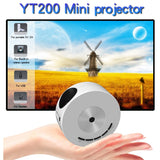 YT200 projector portable home theater small entertainment projector, can be plugged into a phone, supports mobile power