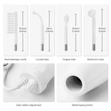 4 In 1 High Frequency Electrode Wand Electrotherapy Glass Tube Beauty Device Acne Spot Remover Facial Anti Wrinkle Skin Care Spa