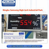 High Precision ABS Industrial Weather Station Temperature Humidity Sensor Transmitter Controller Acousto-Optic Alarm Outdoor Use