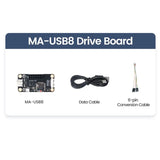 MAUSB8 For 12Directional Beamforming Drive Board For 6+ 1 Mic Array Microphone Module