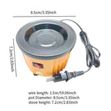 Hot Glue Pot 100W Electric Melting Pot for Beginners DIY Projects Countertop