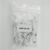 50/100PCS Heat Shrink Solder Seal Wire Connectors Tube Terminals Butt Connectors Terminals Solder Sleeve Wire Splice Connector