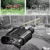 W550B Professional Tactical Telescope Camera 20X Optical Infrared Night Vision Binoculars for Hunting with 4 inch Large Screen