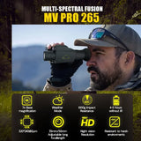 MV265 Pro Head Mounted Monocular Telescope Camera Professional Thermal Imaging Night Vision Scope for Hunting Camping