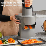 Vegetable Cube Cutting Electric Machine Dicer Cucumber Potato Carrot Shredding Fruit And Dicing Vegetable Slicing Device Slicer