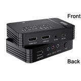 HDMI Video Capture Card CVBS AV Grabber Recorder for PS4 DVD Camcorder Camera Recording To USB U Flash Drive with Mic in TV Loop