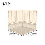 1/12 Scale Backdrop Scene Model Background Scene for Action Figures Dolls Mini Scale Car Parking Building Diorama Layout