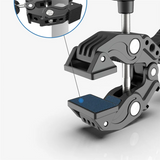 Articulating Magic Arm Clip 360° DualHead Super Clamp For Action Camera For Umbrella Monitor LED Light