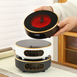 1300W Electric Ceramic Stove Tea Maker Mini Water Boiler Hot Plate Heater 220V Tea Brewing Heating Furnace