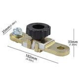 Car Battery Terminal Link Quick Cut-off Switch Rotary Disconnect Isolator Anti-Leakage Battery Power-off Switch Car Truck Parts