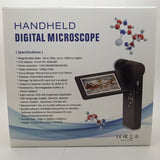 Original 10x-300X Portable Digital Mobile Microscope 4" LCD Display 5MP HD Foldable HDMI TV Output Li-Battery Camera Magnifier
