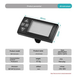 Ebike Display S861 24V 36V 48V LCD Instrument Intelligent Electric Bicycle Scooter Meter SM Joint