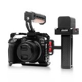 E-Easy To Use-1 PCS Video Camera Cage Parts Accessories For Canon EOS R10 Camera Aluminum Alloy Stabilizer Rig Cage