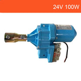 DC 24V Electric Film Roller Greenhouse Roll Up Motor Electric Film Roll Machine 100W Greenhouse Film Winding Machine