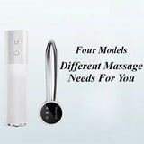 Electric Heating Fascia Knife Skin Scraping Massage Tool Fitness Muscle Scraping Massager EMS Microcurrent Massager Machine