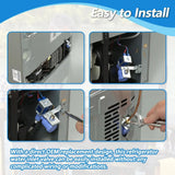 5220JB2010A for LG Refrigerator Water Inlet Valve, Replaces 5220JB2010W, for Kenmore Refrigerator Water Valve