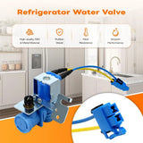 5220JB2010A for LG Refrigerator Water Inlet Valve, Replaces 5220JB2010W, for Kenmore Refrigerator Water Valve