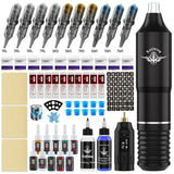 Wireless Tattoo Machine Full Kit Portable Tattoos Machines Set Battery Tattoos Equipment Pen Electric Permanent Makeup Supplies