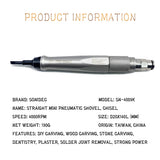 High Quality Professional Industrial Powerful Mini Straight Portable Pneumatic Hammer Shovel Chisel Machine SN-4009K