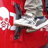 The Side Ladder Is Suitable for 07-24 Jeep Wrangler Boarding Foot Pedaling Door Climbing JKJL Wrangler Pedals