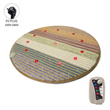PEMF Magnetic Therapy Mat with 7 Chakra Healing Crystals - Far Infrared Round Mat for Headache Relief, Energy Balance & Stress