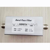 Shortwave 7MHz 14MHz 18MHz 21MHz 24MHz 27.5MHz 28MHz High Isolation Bandpass Filter BPF anti-interference increase sensitivity