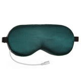 USB Heating Eye Mask Hot Mask for Dry Eyes Relief Chalazion Treatment Chinese Herbal Moxa Therapy Silk Velvet Eye Warm Bag