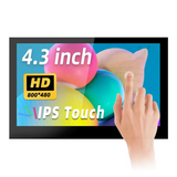 4.3 Inch Touch Screen LCD Display For Raspberry Pi 5 4 3 3B+ 2 Capacitive Touchscreen Monitor For Raspberry Pi Display Module