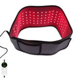 Far Infrared Red Light Therapy Belt for Waist and Back Pain Relief - 660nm & 850nm LED Massage Belt for Blood Circulation and