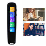 P200 2.99 inch HD Translator Pen Electronic Dictionary Pen 112 Languages Voice Translation with Case for Study and Work