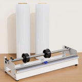 Stretch Film Wrap Dispenser Easy Packaging Experience Shrink Wrap Packing Machine Tabletop/Wall for Warehouse Home Use Factory