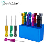 Premium Stainless Steel Implants Screwdrivers Lab Planting Screw Driver Tools Micro Abutment Holder Stand Dentistry Equipment