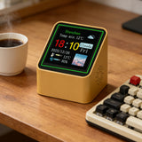 Smart WiFi Weather Forecast Station Clock with Temperature Humidity Display Date Clock Weather Station for Home Offices Bedroom