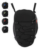 Motorcycle Rear Bag  Motorbike Storage Pack Reflective High‑Density Woven Oxford Cloth for Autocycle