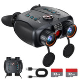 VRNV331 Naked Eye 3D VR Night Vision Binoculars with 4K Video 6X Zoon 700 Meters Distance 5000mAh Li-battery