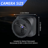 【2.8-Inch 2.4GHz 4K】HOT HD WiFi Electronic Eyepiece 64MP Wireless Control Telescope Camera Universal Astronomical Mirror