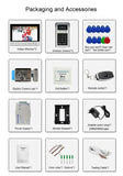 New 9 inch 4in1 Unlock Wifi Doorbell Video Intercom System Video Door Phone Password Camera with Electric Control Door Lock