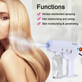 4M 280ML Blue Nano Mixed Vapor Hair Spray Nano Hair Steamer Nano Steam Gun Hairs Coloring Hairs Care Facial Skin Spa Humidifier