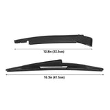 Rear Wiper Arm with Blade 9L1Z17528B Low Noise Weather Proof Windshield Wiper Arm Replacement for Expedition 2009-2017