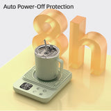 38W Electric Cup Heater 9 Gear Temperature Control Coffee Mug Warmer 220V Milk Tea Water Heating Pad Warmer Coaster